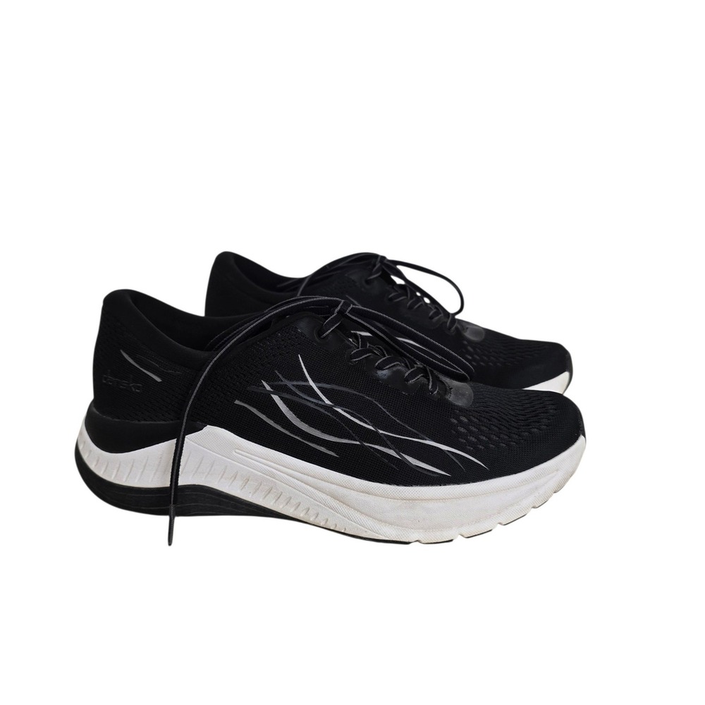 Dansko Pace Black Mesh Walking Shoes Sneakers Womens 39 US 8.5-9